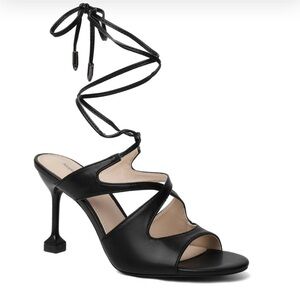 Elegant Black Strappy Heels